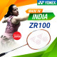 YONEX ZR 100 Light Aluminium Badminton Racquet with Full Cover, (Orange, Made in India) Set of 2