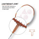 YONEX ZR 100 Light Aluminium Badminton Racquet with Full Cover, (Orange, Made in India) Set of 2