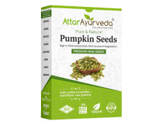 Attar Ayurveda Raw Pumpkin Seeds for Eating (250 Grams) | Protein and Fiber Rich Superfood | Unsalted, unroasted