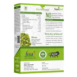 Attar Ayurveda Raw Pumpkin Seeds for Eating (250 Grams) | Protein and Fiber Rich Superfood | Unsalted, unroasted