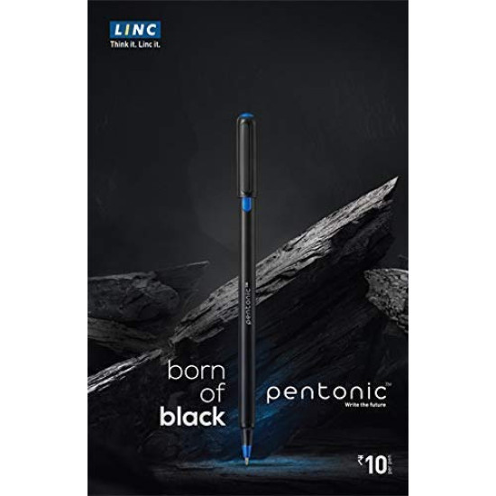 Pentonic 0.7mm Ball Pen Refill Box Pack | Black Ink | Set of 10 x 2 Packs