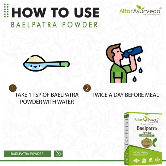 Attar Ayurveda Baelpatra Powder - 200 g