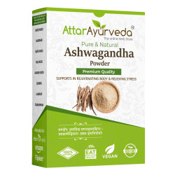 Attar Ayurveda Ashwagandha powder (250g) | Withania Somnifera | Helps fight anxiety and Stress and Improving vigor and vitality