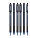 uni-ball Jetstream SX-101 0.7mm Roller Ball Pen | Blue Ink, Pack of 6