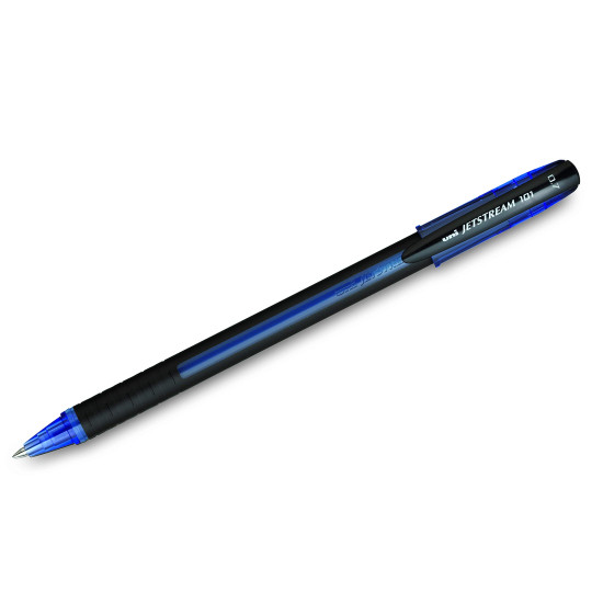 uni-ball Jetstream SX-101 0.7mm Roller Ball Pen | Blue Ink, Pack of 6