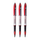 UNI-BALL Air UBA188L 0.7mm Roller Ball Pen | Red Ink, Pack of 3