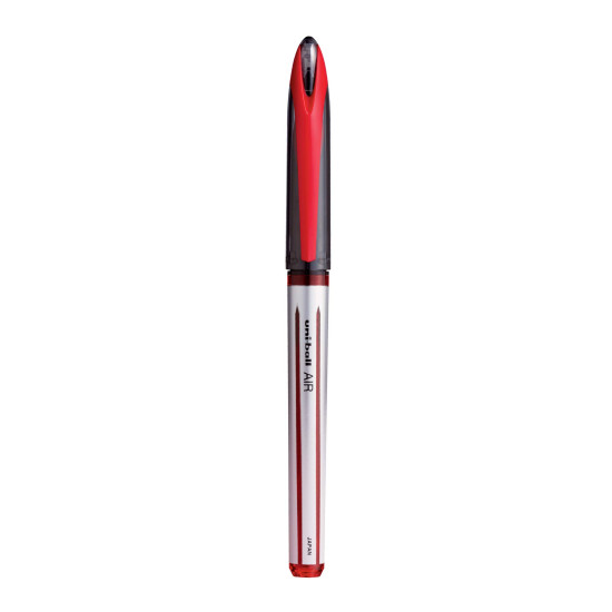 UNI-BALL Air UBA188L 0.7mm Roller Ball Pen | Red Ink, Pack of 3