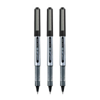 uni-ball Eye UB150 0.5mm Roller Ball Pen | Black Ink, Pack of 3