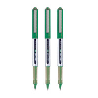 uni-ball Eye UB150 0.5mm Roller Ball Pen | Green Ink, Pack of 3