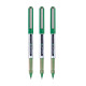 uni-ball Eye UB150 0.5mm Roller Ball Pen | Green Ink, Pack of 3