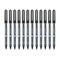 uni-ball Eye UB150 0.5mm Roller Ball Pen | Black Ink, Pack of 12
