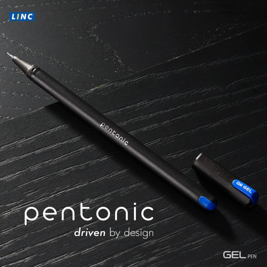 Pentonic Gel Pen Blue Ink | Pack Of 10