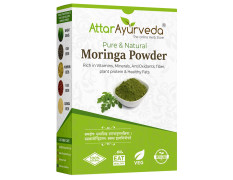 Attar Ayurveda 100% Moringa Leaf Powder (200g) | Drumstick Leaf powder | Herbal Supplement | Good for Immunity, Digestion, skincare and Haircare | 100% Natural and Preservative-free