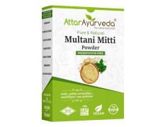 Attar Ayurveda Multani Mitti (Fuller Earth) Powder for face and hair pack - 200g