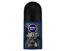 Nivea Deodorant Roll On for Men, Deep Impact Freshness, 50ml and Deodorant Roll On for Men, Silver Protect, 50ml