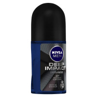 Nivea MEN Deep Impact Freshness Deodorant Roll-On, for Men, 50ml (Pack of 3)