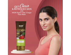 WOW Skin Science Apple Cider Vinegar Foaming Face Wash | Deep Cleansing | For Oily Skin | Fresh, Clear Skin | For Acne & Pimples | Paraben & Sulphates Free| Face Wash for Women & Men | 100 ml