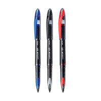 UNI-BALL Air UBA188M 0.5mm Roller Ball Pen | Blue, Black & Red Ink, Pack of 3