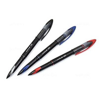 UNI-BALL Air UBA188M 0.5mm Roller Ball Pen | Blue, Black & Red Ink, Pack of 3