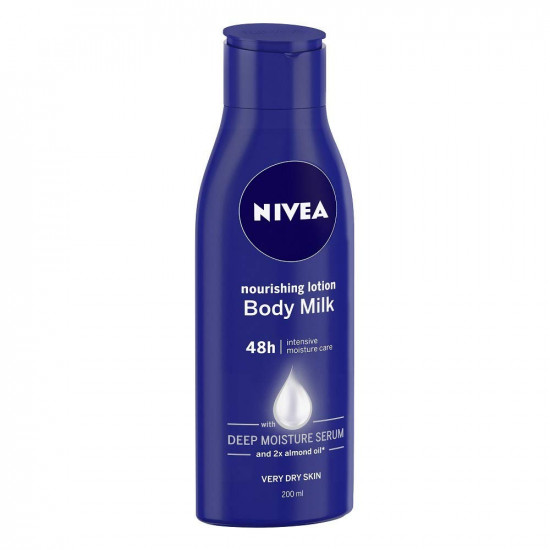 Nivea Nourishing Lotion Body Milk, 200ml (Pack of 3), Dry Skin