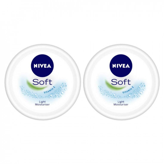 NIVEA Soft Light Moisturizing Cream, 300ml (Pack of 2)