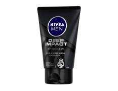 NIVEA Men Deep Impact Intense Clean Face Wash, 100ml (Pack of 3)