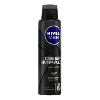 Nivea Deep Impact Freshness Deodorant Spray For Men, 150ml (Pack Of 3)