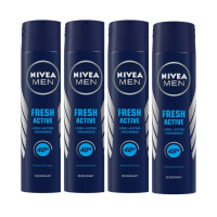 Nivea Fresh Active Original Deodorant and Face Wash Combo for Men, 600 milliliters