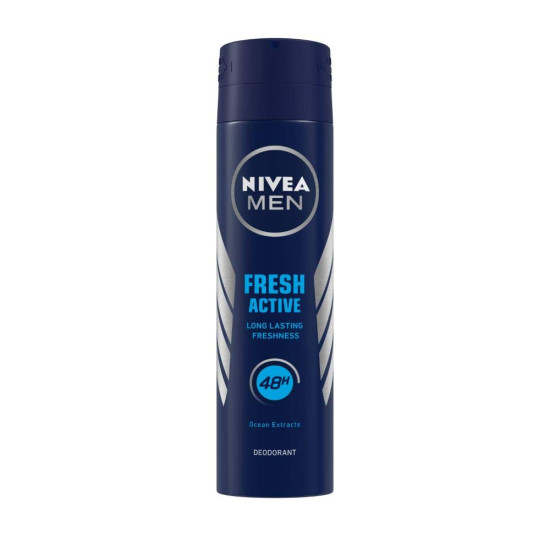 Nivea Fresh Active Original Deodorant and Face Wash Combo for Men, 600 milliliters