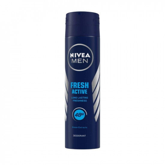 Nivea Fresh Active Original Deodorant and Face Wash Combo for Men, 600 milliliters