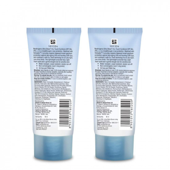 Neutrogena Sunblock SPF 50 - 88 ml (Pack of 2)