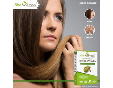 Attar Ayurveda Natural Henna powder for hair Colour and Growth (200 gm)
