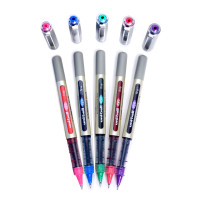 UNI-BALL Eye UB157 0.7mm Roller Ball Pen | Blue, Green, Violet & Wine Red Ink, Pack of 5