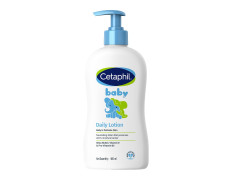 Cetaphil Baby Daily Lotion, Suitable for baby’s delicate skin, Shea Butter and Vit E, Dermatologist Tested and Pediatrician Recommended, 400 ml