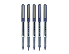 uni-ball Eye UB150 0.5mm Roller Ball Pen | Blue Ink, Pack of 5