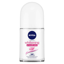 Nivea Deodorant Roll On, Whitening Smooth Skin For Women, 50ml & Sun, Moisturising Lotion, SPF 30, 125ml