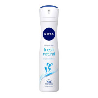 Nivea Deodorant, Fresh Natural for Women, 150ml And Lip Balm, Soft Rose for Women, 4.8g