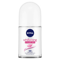 Nivea Deodorant Roll On, Whitening Smooth Skin For Women, 50ml & Sun, Moisturising Lotion, SPF 50, 125ml