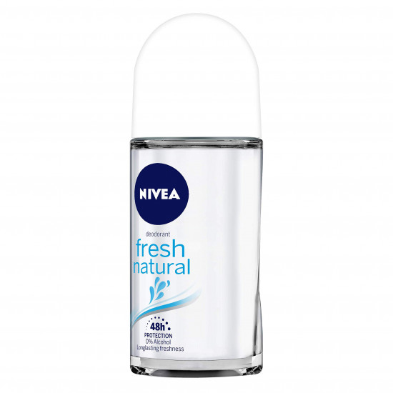 Nivea Deodorant, Fresh Natural for Women, 150ml And Deodorant Roll On, Fresh Natural for Women, 50ml