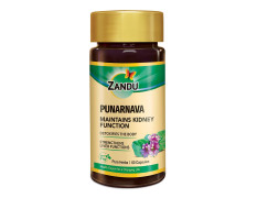 Zandu Punarnava Capsules, With Goodness of Natural Punarnava Extract known for Good Gut Health & for Healthy Appetite, Helps for Heart and Urinary Health - 60 Veg capsules