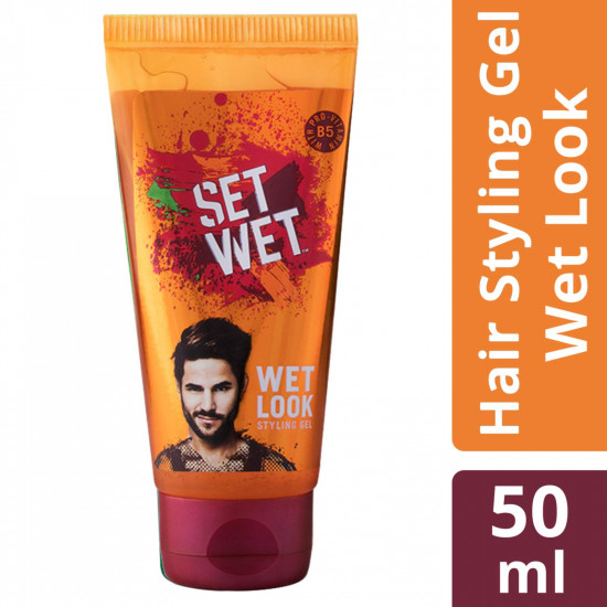 Set Wet Hair Gel Vertical Hold (100ml Tube) & Hair Gel Wet Look (50ml Tube) Combo