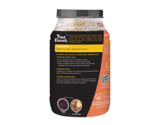 True Elements Steel Cut Oats 2kg - 40 Servings family pack | Premium Wholegrain Oats | High Fibre | Daibetic Friendly | Perfect for upma, khichdi & healthy baking