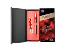 Cello Signature Pen, Premium Metal Ball Pens for Office Use, Corporate Gifting, Stylish Diwali & Rakhi Set, Gifts for Men and Women, Blue Ink, Pack Of 1