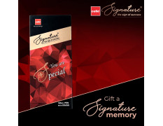 Cello Signature Pen, Premium Metal Ball Pens for Office Use, Corporate Gifting, Stylish Diwali & Rakhi Set, Gifts for Men and Women, Blue Ink, Pack Of 1