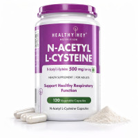 Healthyhey Nutrition N-Acetyl L-Cysteine (NAC) - Non-GMO - Gluten Free -Pack of 120 Veg. Capsules