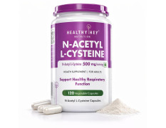 Healthyhey Nutrition N-Acetyl L-Cysteine (NAC) - Non-GMO - Gluten Free -Pack of 120 Veg. Capsules