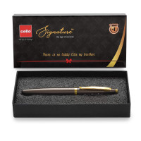 Cello Signature Premium Pen | Ideal Rakhi gift for brother | Cello Pens | Rakshabandhan gifts | Smooth Writing Roller Pen | Best Brother engraved pen | Rakhi Pen Gift set | Best Brother gift pack.