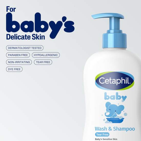 Cetaphil Baby Wash & Shampoo with Organic Calendula (400ml) Cetaphil Baby Wash & Shampoo with Organic Calendula (400ml)