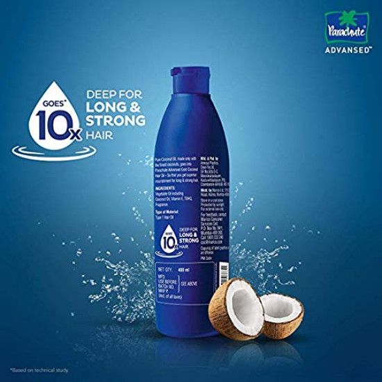 Parachute Advansed Gold Coconut Hair Oil, 500 ml