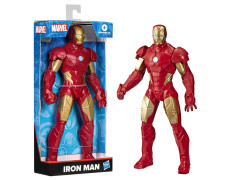 Marvel Mighty Hero Series Iron Man Action Figure, 9.5-Inch Poseable Super Hero Toy for Kids 4 and Up